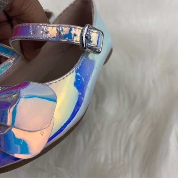 CHILDREN PLACE SILVER FLATS SHOES SIZE 6 TODDLER - Picture 8 of 11